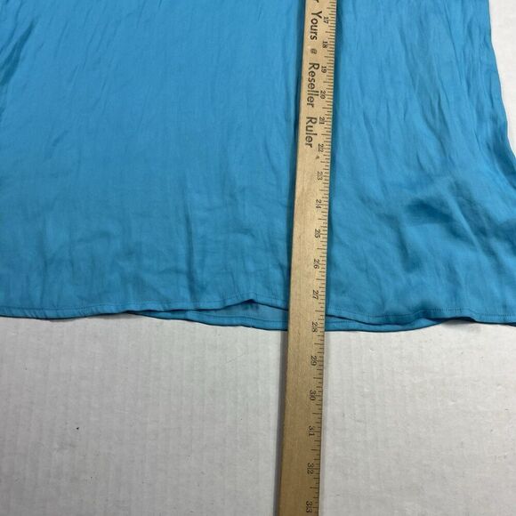 Lilly Pulitzer Womens Blue Long Sleeve Tunic Top Size Small Roll Tab Pullover - Picture 6 of 11